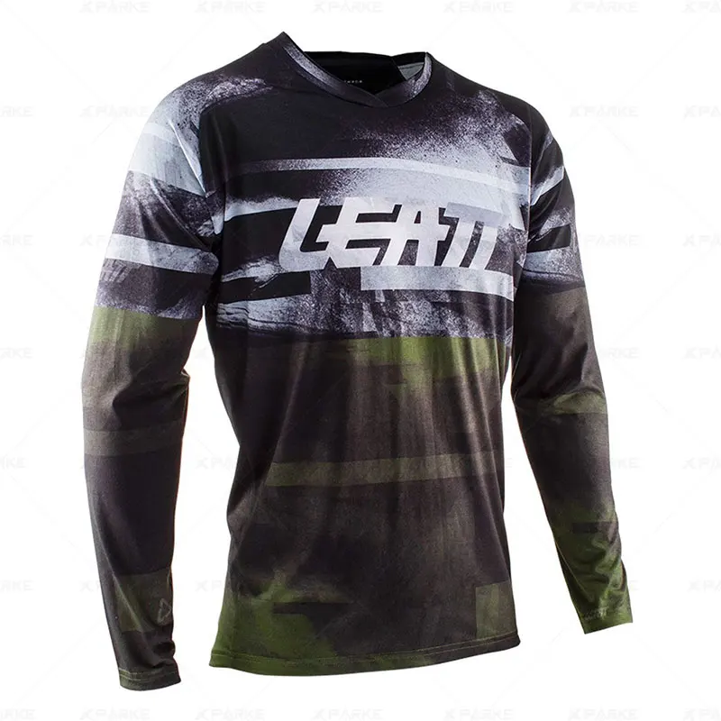 Leatt Roupa Ciclismo Ropa Ciclismo Новинка Fxr Mx Motocyclers футболка для горного велосипеда Джерси для спуска и мотокросса Bmx Dh - Цвет: 1