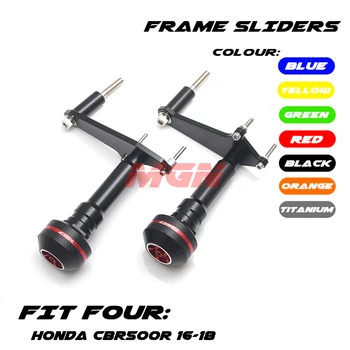 

Motorcycle CNC Aluminum Falling Protection Frame Sliders Crash Protector For Honda CBR500R CBR 500 R CBR500 CBR 500R 2016 - 2018