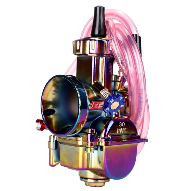 PWK 30mm Мотоцикл 24 26 28 30 мм карбюратор PWK Carburador для скутера мопед Kazuma Honda Yamaha Kawasaki Suzuki Redcat ATV Qua - Цвет: PWK 30mm