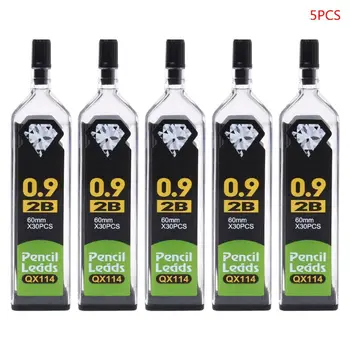 

5pcs 0.3/0.5/0.7/0.9mm HB 2B Refill Lead For Automatic Mechanical Pencils School Office Supplies M0XB