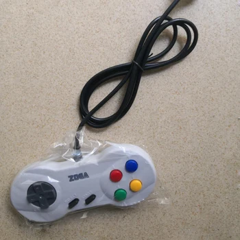 

Japanese 8-bit console style 7Pin Plug Cable game Controller GamePad with Turbo A B Button