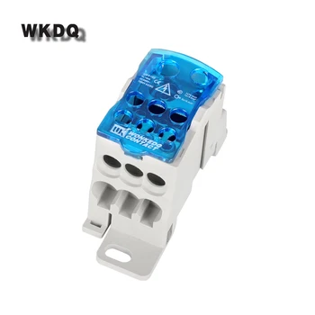 

UKK160A Din Rail Terminal Blocks One in several out Power Distribution Box Universal Electric Wire Connector Junction Box