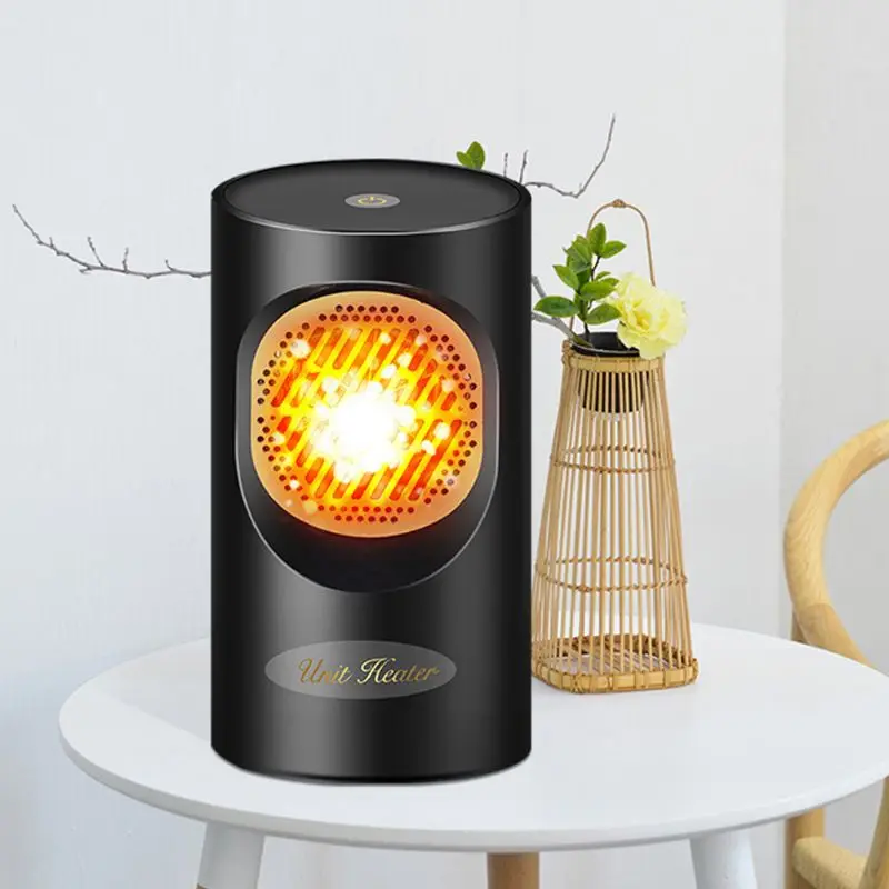 Маленький вентилятор для обогрева Настольный Электрический бытовой удобный