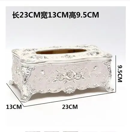 Europe classic metal tissue box kitchen tissue holder paper towel box papier cadeau rouleau for tissue paperZJH083 - Цвет: C2