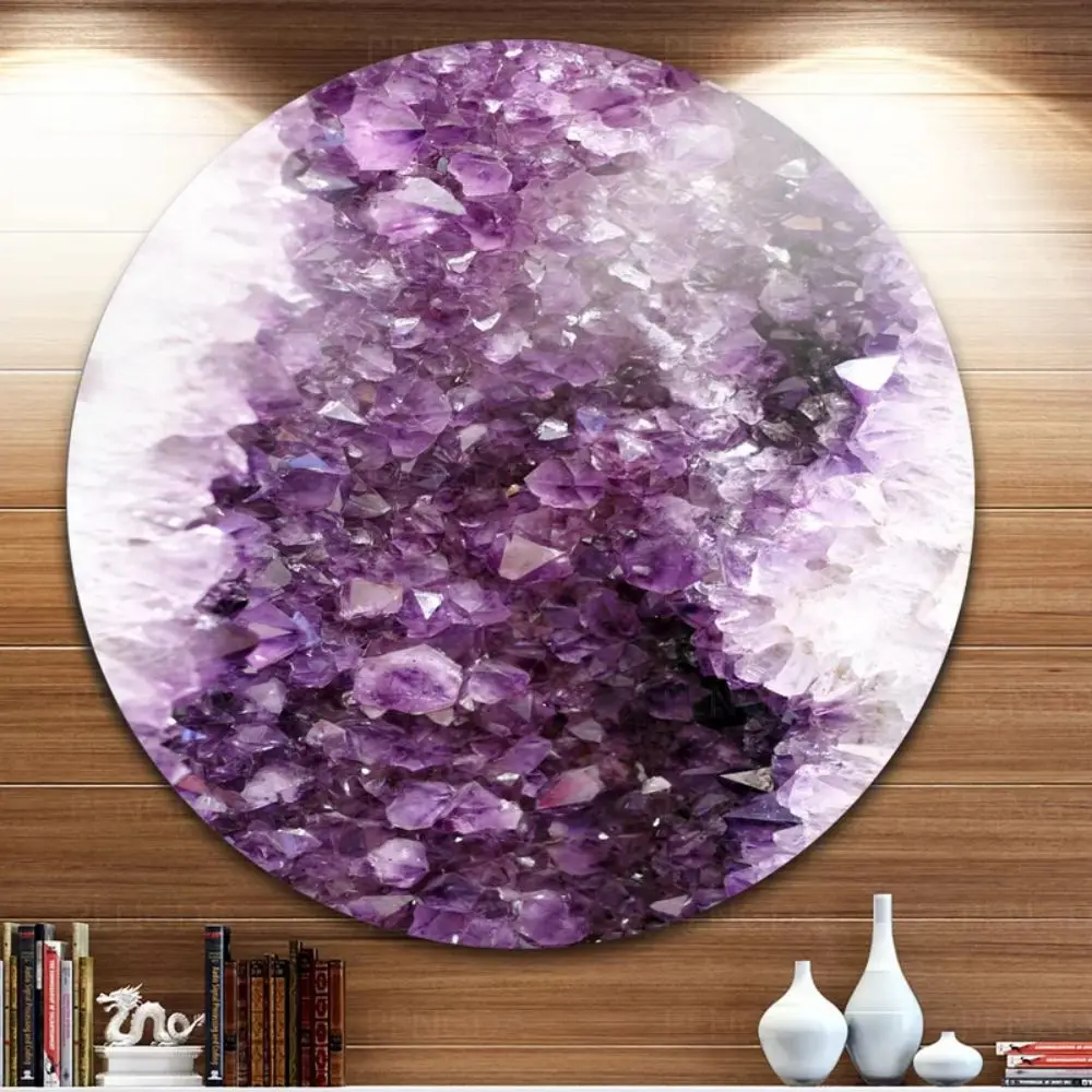 HD настенное искусство домашний декор холст фиолетовые драгоценные камни печать
