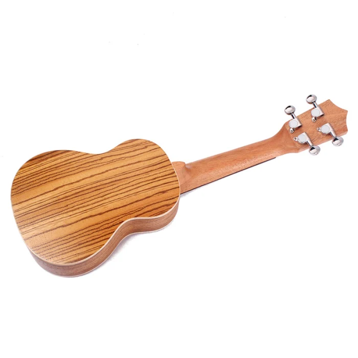 Мини размер 21 дюймов Гавайские гитары укулеле Zebrawood 4 струны портативный акустический инструмент подарок