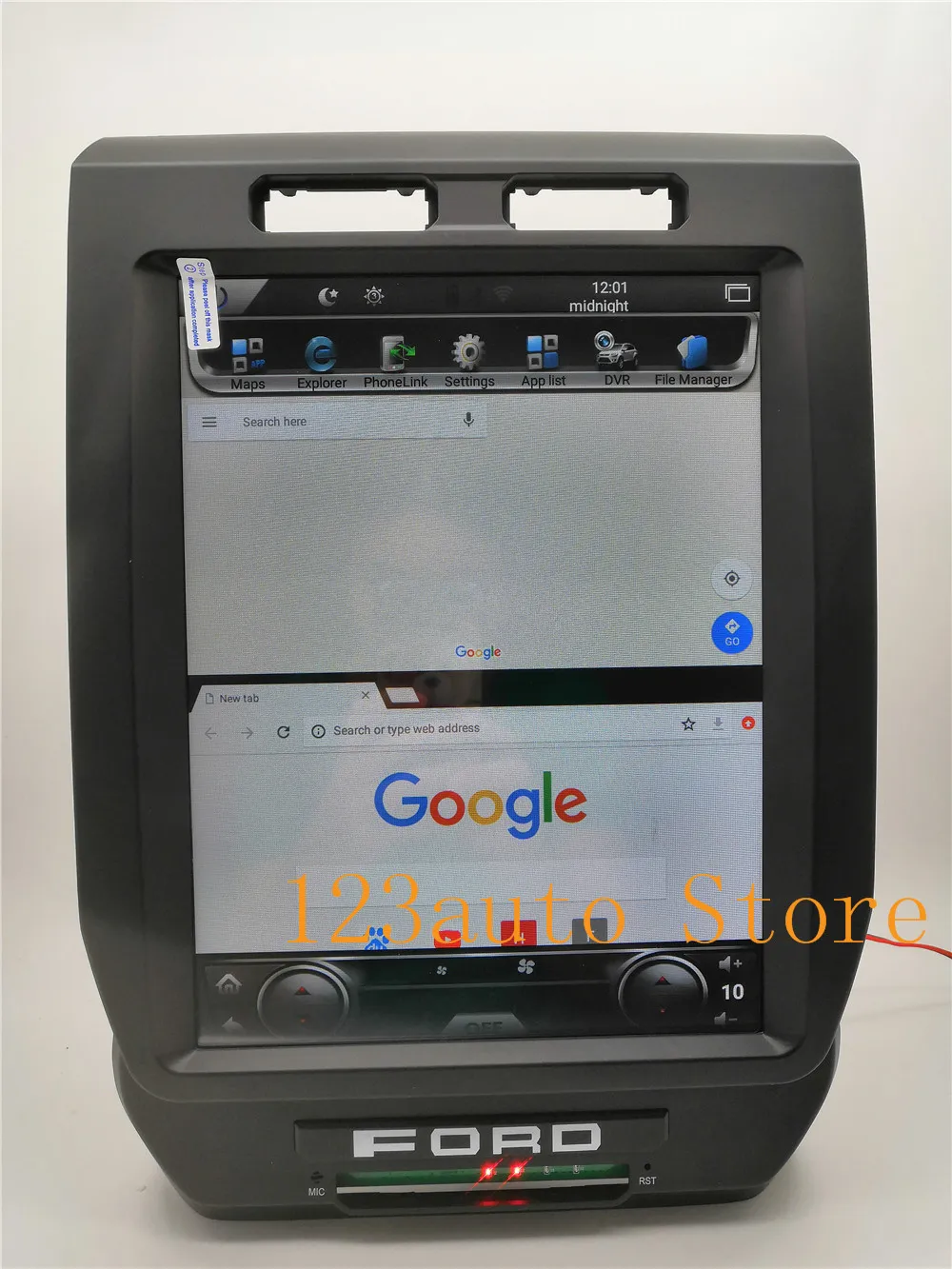 12,1 ''вертикальный Tesla стиль Android 8,1 авто автомобиль без DVD gps навигационный плеер радио для FORD F150 стерео PX6