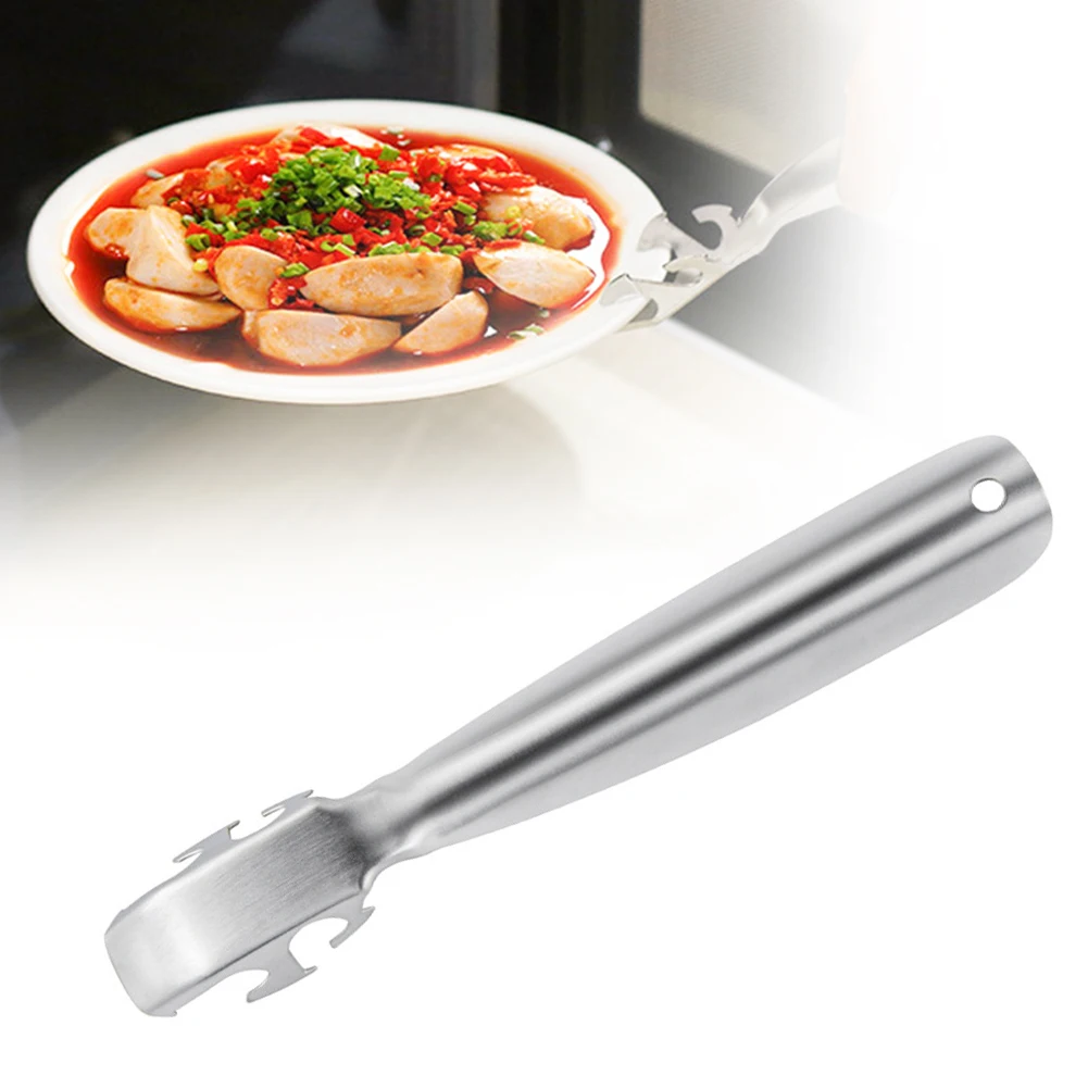 Dish Kitchen Tool Smooth Insulation Stainless Steel Bowl Clip Durable Multifunctional Tongs Tray Anti Scalding Steamer Plate