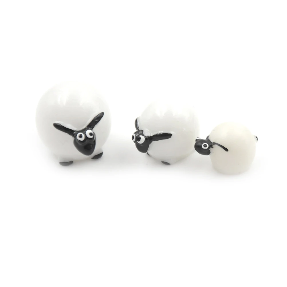 5 шт. овечья семья животных миниатюрные домашние микро Волшебные садовые фигурки миниатюрные домашний декор сада DIY аксессуары Aaction игрушка