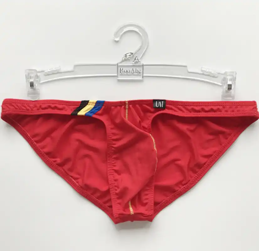 Men's Erotic Modal Briefs Sexy Big Cock Ball testicle Bag Hot Pouch