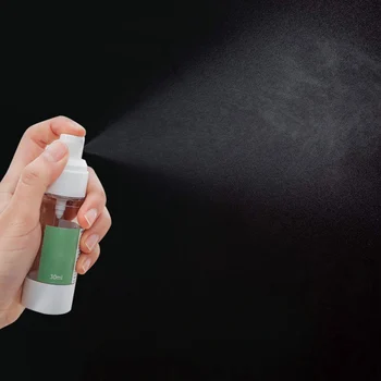 

AS Airless Bottle Spray Bottle Perfume Bottle 30ml 50ml Transparent Plastic Split Bottle Sun Spray Bottle Cosmetic Packaging