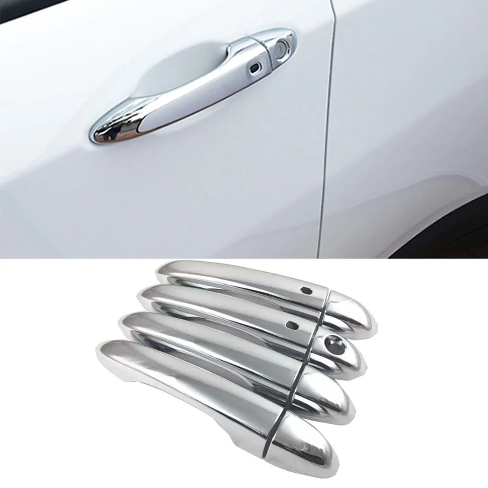 8 шт. хромированные защитные накладки на дверные ручки автомобиля для Jeep Compass 2017