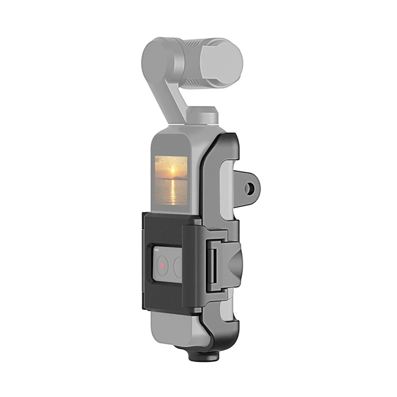 Защитный чехол рамка чехол для DJI OSMO Карманный ручной карданный Зажим для камеры 1/4 винт селфи палка стержень аксессуар