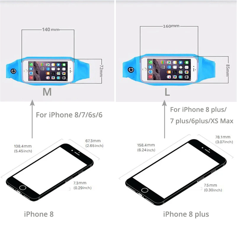 Водонепроницаемая спортивная сумка для бега iphone 11 Pro Xs Max XR X 8 5s 6 6s 7 7s plus чехол