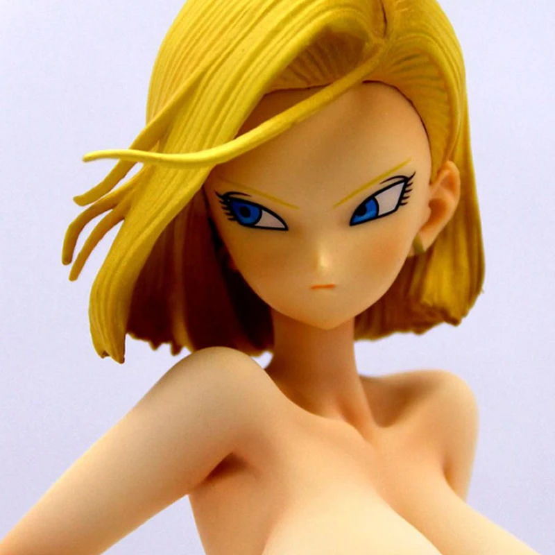 1/6 масштаб DBZ блестящие гламуры Android 18 колени без одежды сексуальная Смола GK