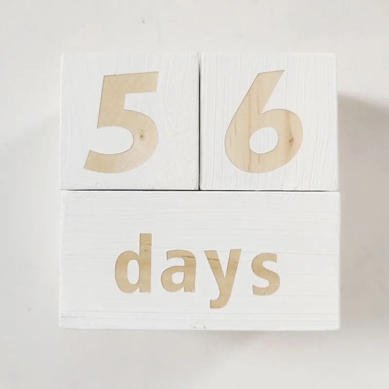 INS скандинавские вехи для роста ребенка деревянные блоки с цифрами букв детский