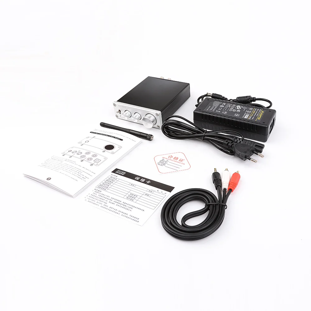 Amplifier EU Plug AIYIMA TPA3116D2 Bluetooth 4,2 усилитель мощности 50Wx2 стерео TPA3116 цифровой усилитель звука мини домашний аудио усилитель - Цвет: Amplifier EU Plug