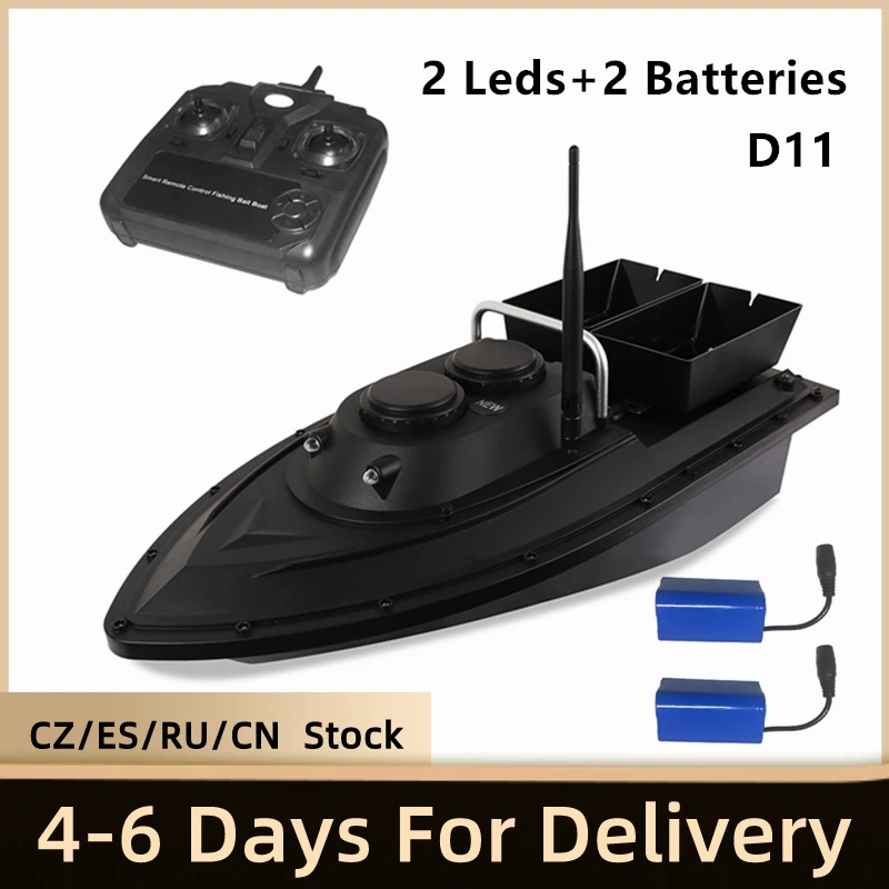 D11 Rc Bait Boat Fishing Finder 1.5kg Loading 500m Remote Control Boat