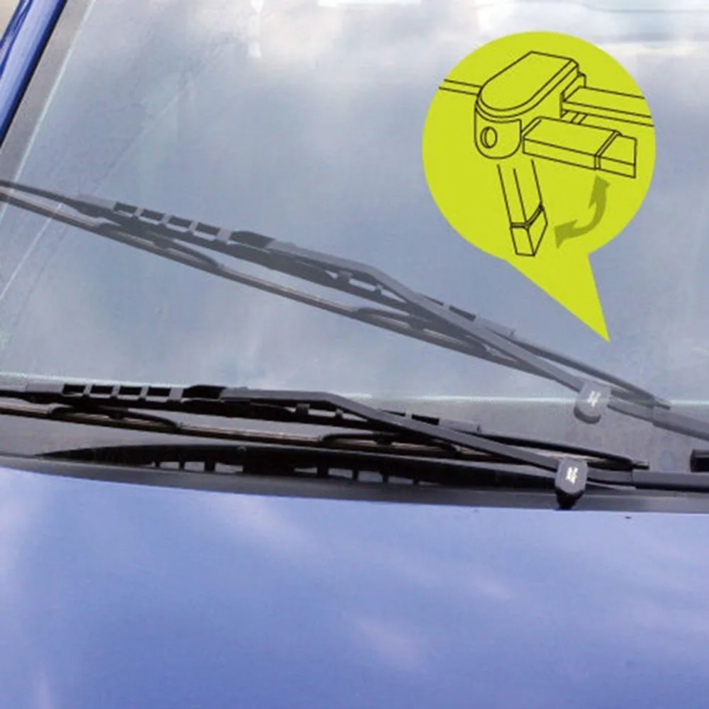 2 шт. универсальный черный автомобильный стеклоочиститель подставка для левой