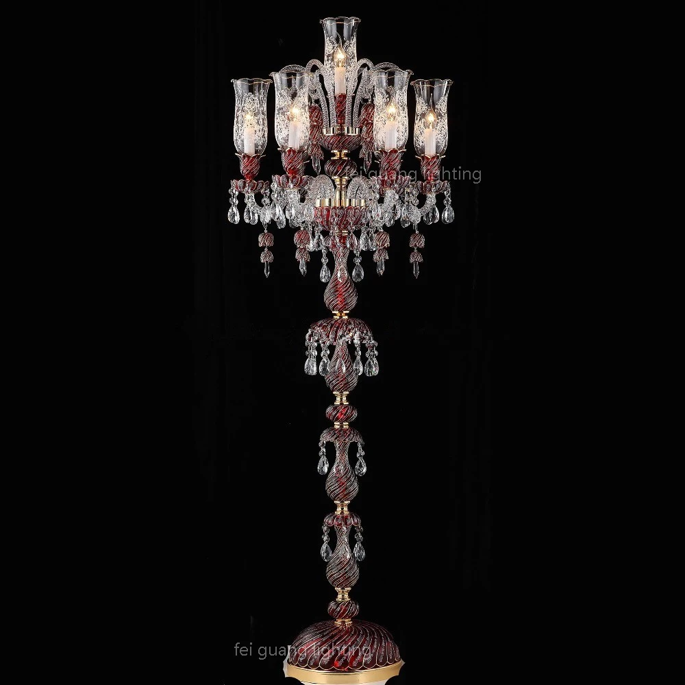 floor lamp B Светодиодные люстры для гостиной, хрустальная лампа, современный ресторан, спальня, для учебы, светильник-свеча, стеклянная люстра, длинная люстра - Цвет абажура: floor lamp B