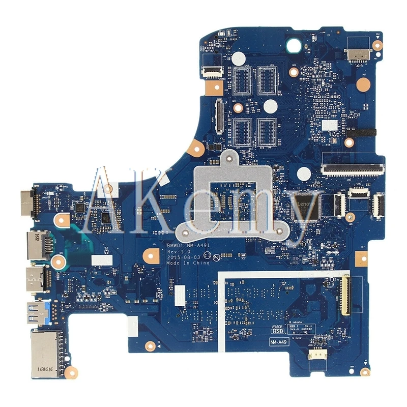 SAMXINNO для lenovo 300-17Isk материнская плата для ноутбука с i5-6200U cpu NM-A491 полностью протестирована