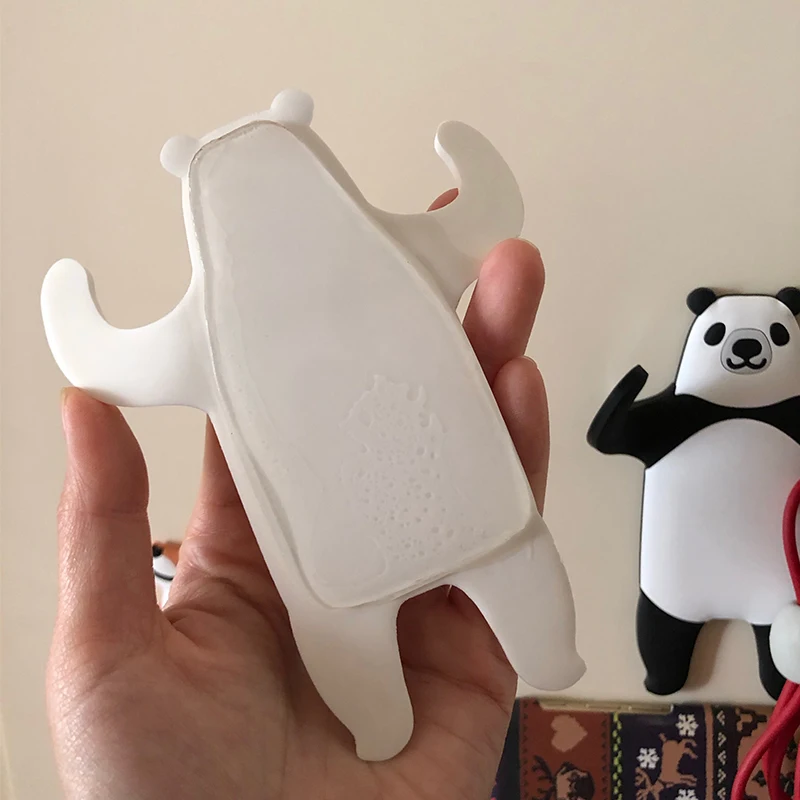 Cartoon Animal Wall Decorative Hook, Cat, Dog, Bird, Bear, Raccoon, Whiteboard Sticker, Refrigerator Kids Gifts, Home Decoration 4