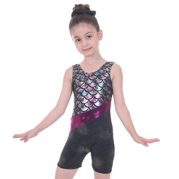 

Gymnastics Leotards for Toddler Girls Patriotic Sparkle Red Blue Athletic Dancewear