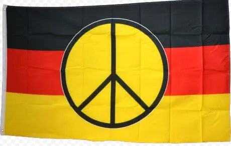 Germany with Peace Flag custom hobby business history banner Germany 90x150cm