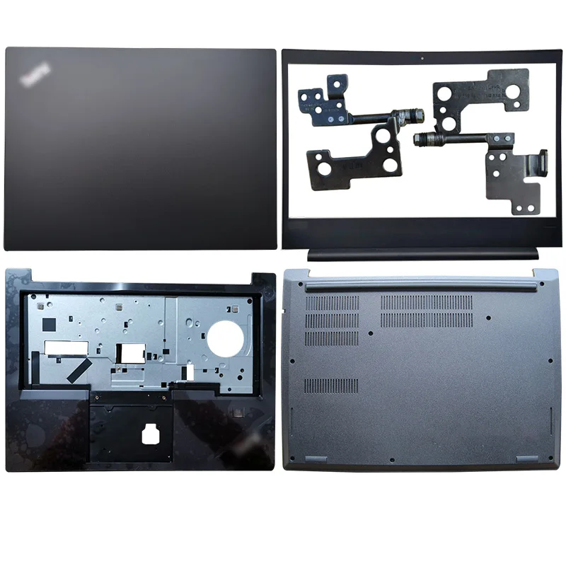 

NEW Laptop LCD Back Cover/Front Bezel/Hinges/Palmrest/Bottom Case For Lenovo ThinkPad E480 E485 01LW152 01LW155 01LW157 01LW161