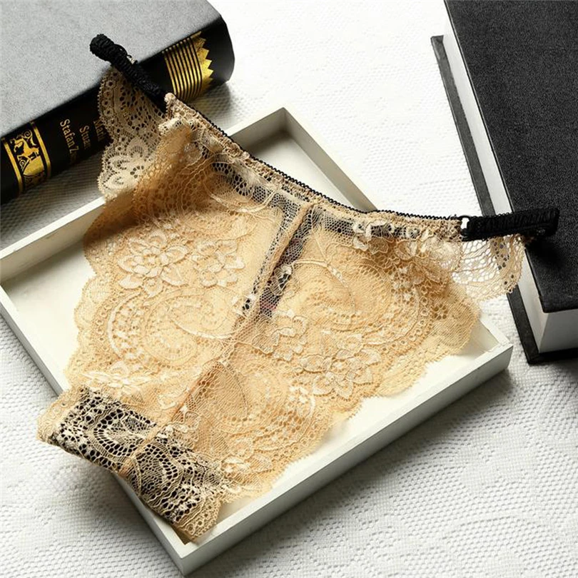 Women Panties Woman Briefs Ultra-thin Translucent Underwear Perspective Panty Figi Damskie Mutandine Sexy Seductive IntimatesA20