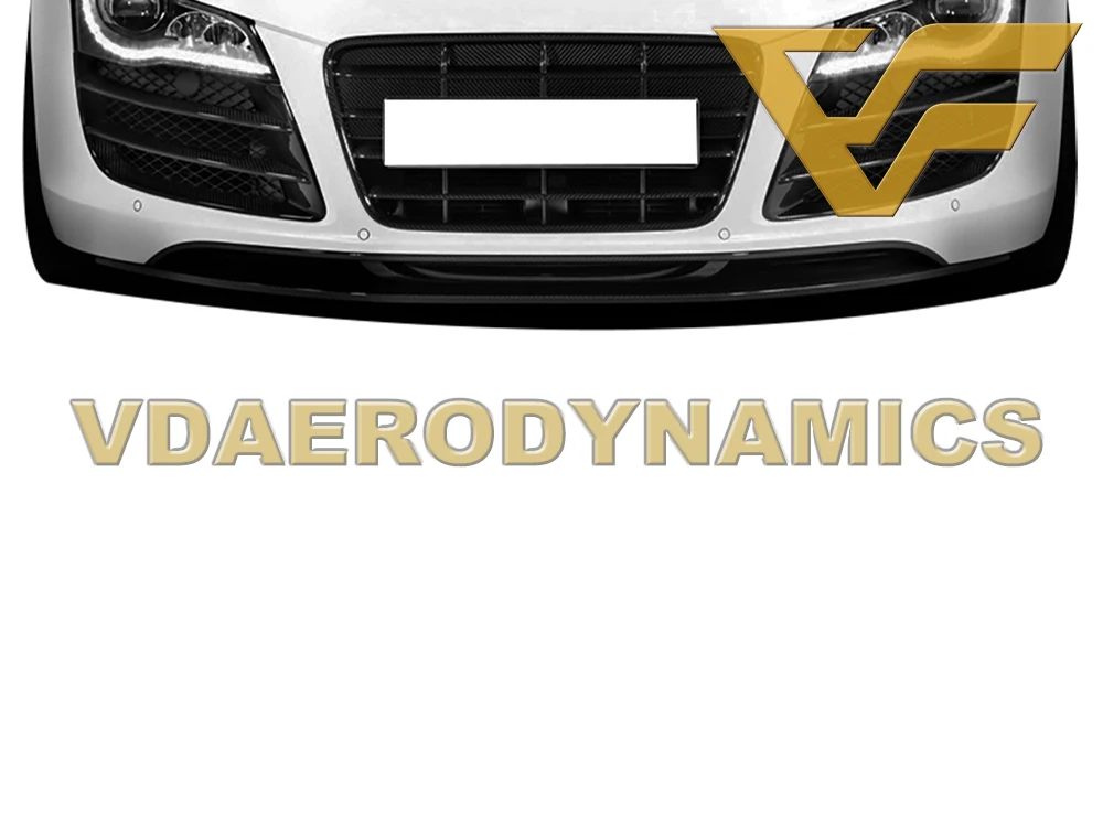 Подходит для 07-15 Audi R8 V8 V10 карбоновый передний бампер вентиляционная рамка накладка