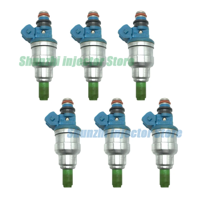6 шт. Форсунка топливной форсунки для Mitsubishi Mirage Plymouth Colt Vista Eagle Summit OEM: INP062 MDH182 INP-062