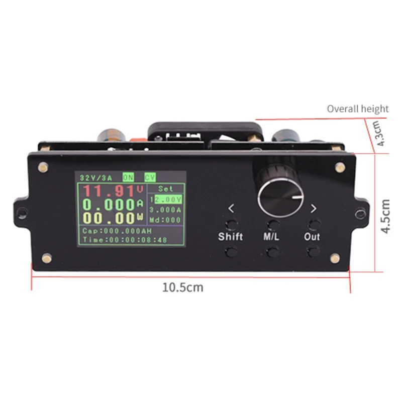 Dpx3203 Dc понижающий преобразователь Cc Cv 0-32 В 3A Регулируемый источник питания Вольтметр Амперметр лабораторный модуль питания