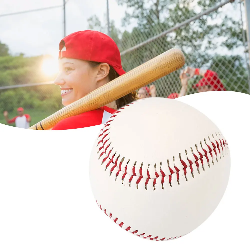 Game White Baseball Cork Cork Team Sports Ball Training Traditional Baseball Ball