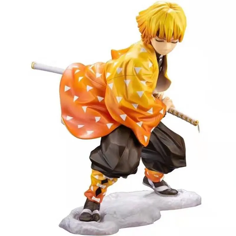 

2020 Anime Figurine Demon Slayer Kimetsu no Yaiba Kamado Tanjirou Agatsuma Zenitsu Kamado Nezuko PVC Figure Collection Toys