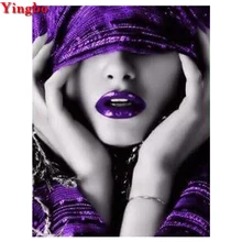 5D DIY фотокартина на заказ, алмазная живопись, полная квадратная круглая дрель, Красивая Женская 3D вышивка бисером, вышивка крестиком, мозаика, подарок ручной работы