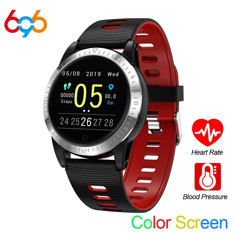 

696 AK19 Waterproof Sports Smart Bracelet Heart Rate Blood Pressure Fitness Tracker Smart Watch reloj MP3 Smart Wristband