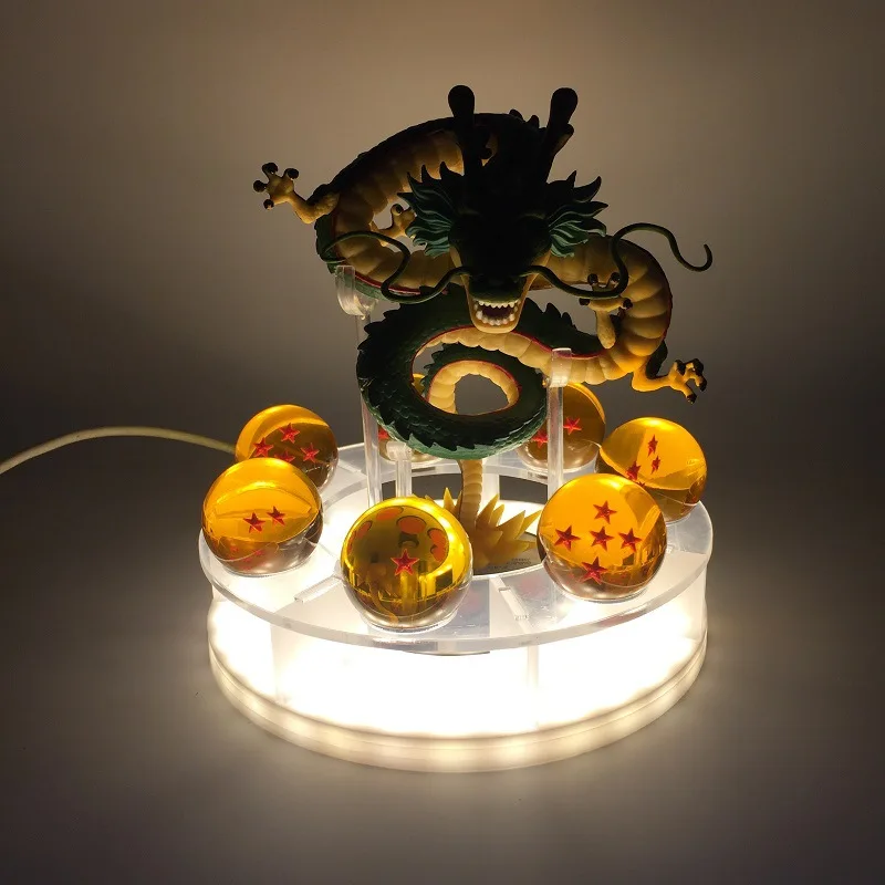 Аниме Dragon Ball Z театральная версия Dragon Assemblage призовая фигурка гаражный набор модель светящаяся игрушка креативный