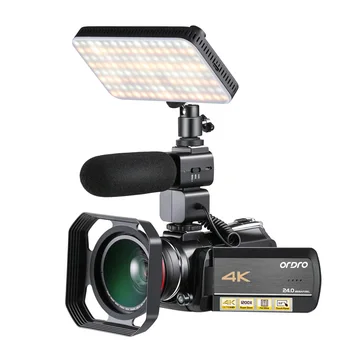 Cámara de vídeo 4K ORDRO AC5 con Zoom óptico, Wifi, Full HD, Vlog
