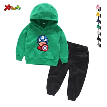 

boys sets clothing cartoon children's clothes Casual Kids Clothing Set Long Sleeve T-Shirt + Pants Spring Children's Sports Suit