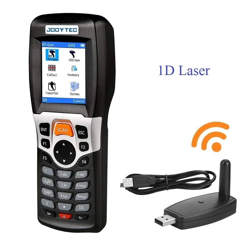 2.4G Wireless Barcode Scanner and Collector Portable Data Collector Terminal Inventory Device USB Barcode Scanner 1D 2D PDT flatbed scanner Scanners