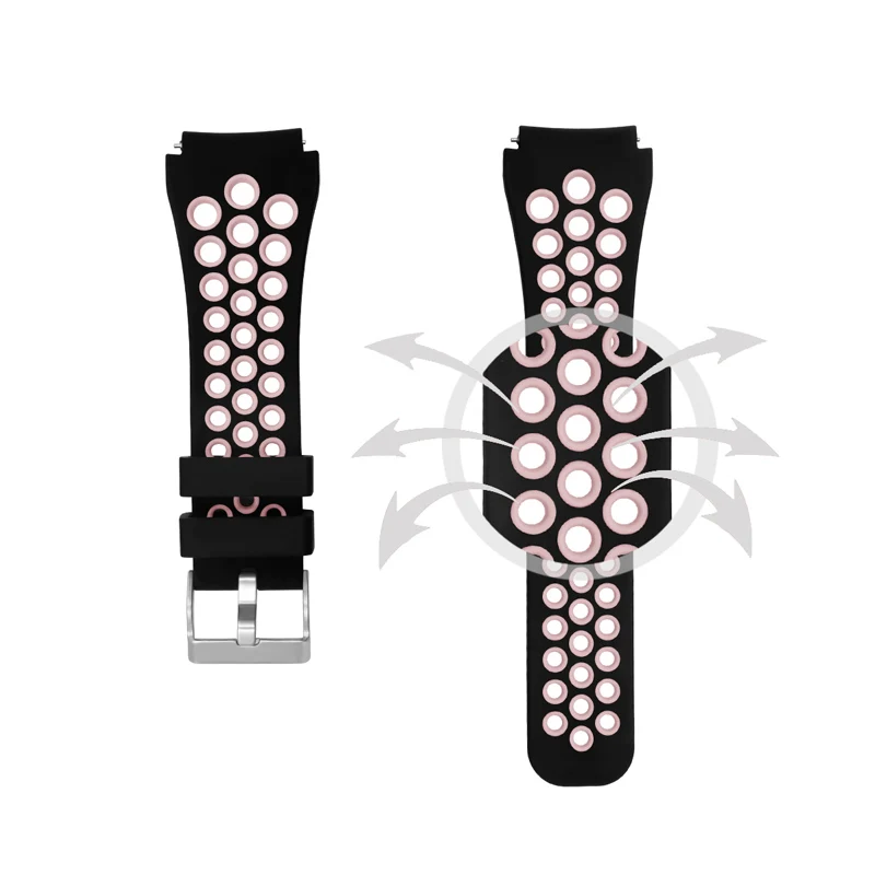 Силиконовый ремешок для samsung galaxy watch 46 мм/gear S3 Frontier/классический браслет, спортивные умные часы, сменный Браслет 22 мм - Цвет ремешка: C6