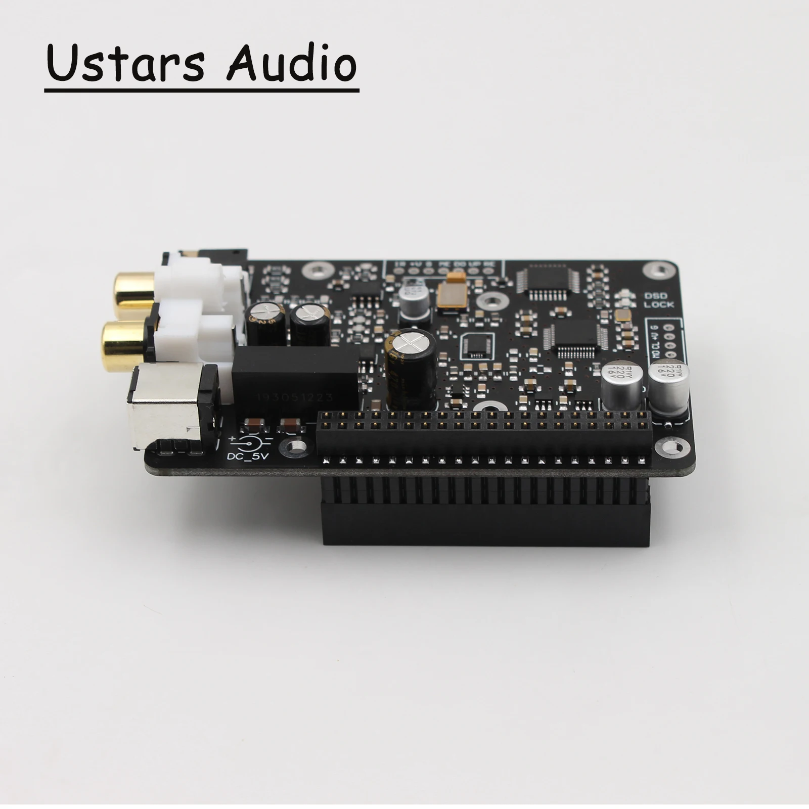 R38h Raspberry Pi DAC decoder board 4B 3B digital broadcast webcast IIS 768KHz DSD 512 hard solution