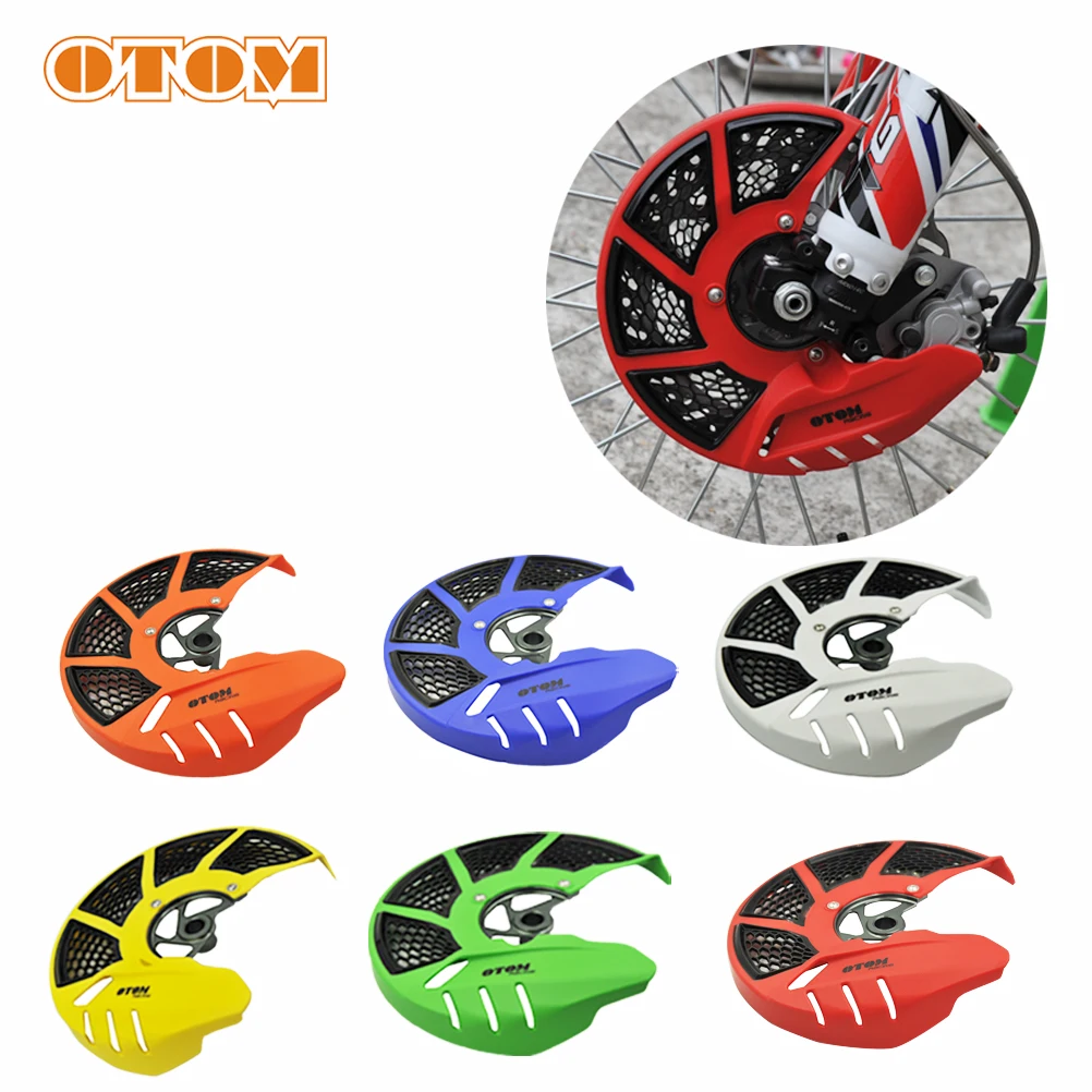 

OTOM Motocross 20mm Front Disc Cover Brake Protection Dish Aluminum Mounting Kit For HONDA CR125R CRF250R CRF450R Motorcycle