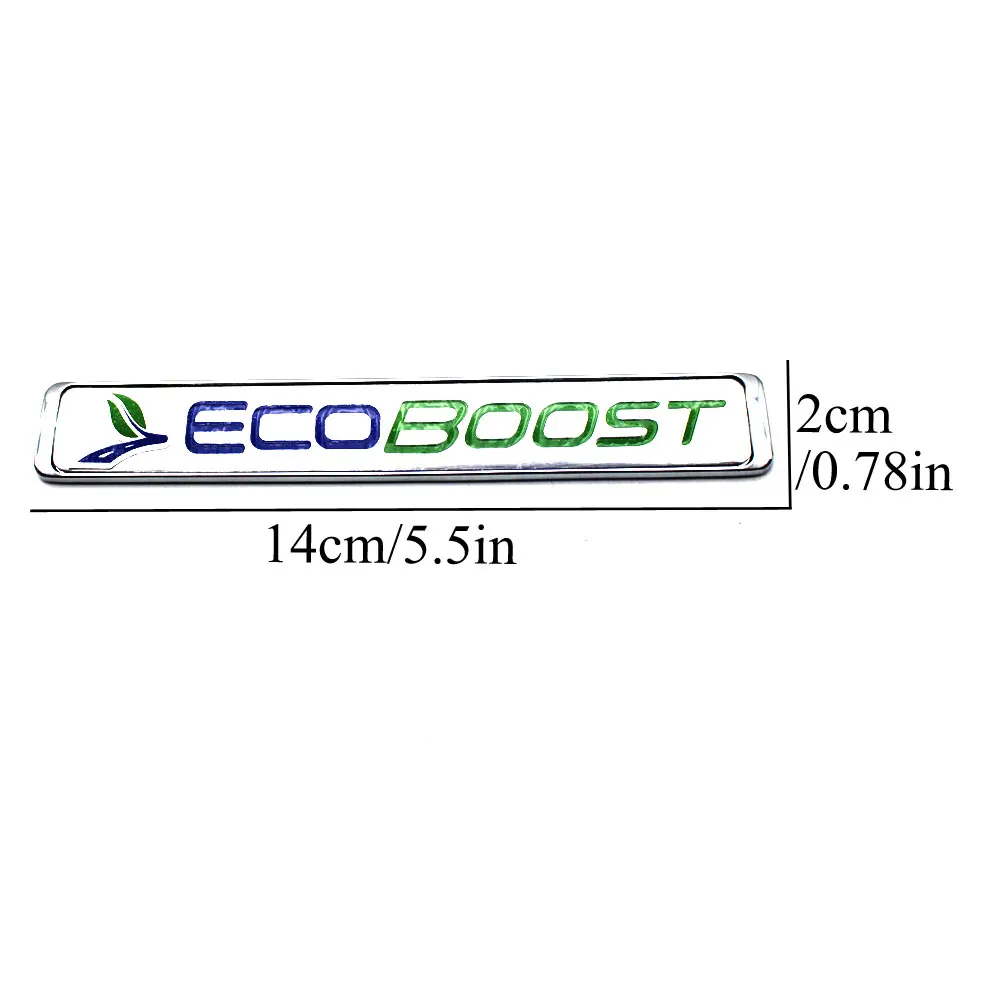 3D Металл Ecoboost автомобиль внедорожник Грузовик боковое крыло задний багажник эмблема значок наклейки для Ford S-MAX Ecoboost двигатель