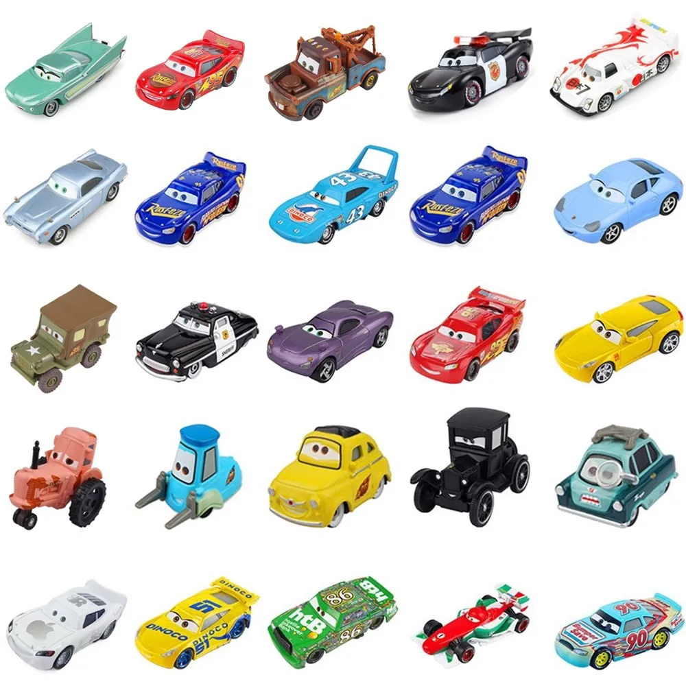 

Disney Pixar Cars 2 3 Lightning McQueen Jackson Storm Cruz Model Car Metal Toys Kids Christmas New Year Gift Boys Toys