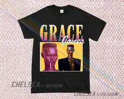 Вдохновленный Grace Jones t-shirt Merch Tour Limited винтажные Редкие Gildan 1Rw 2019 Летние Стильные Брендовые повседневные мужские рубашки с круглым вырезом