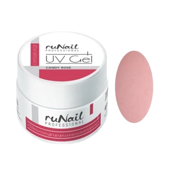 

Camouflage UV gel RuNail Professional, 921, Pink caramel, Candy Rose, 15 g