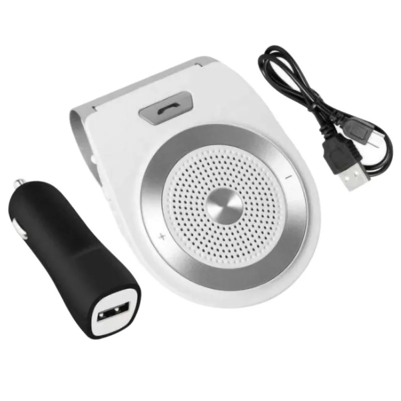 Два цвета Bluetooth Автомобильный передатчик приемник Защита от солнца длинный аккумулятор беспроводной адаптер громкой связи