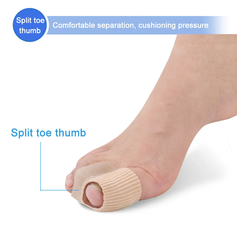 1 Pair Bunion Toe Separator Orthosis Support Foot Care Elastic Silicone Hallux Valgus Corrector Dropshipping SMJ